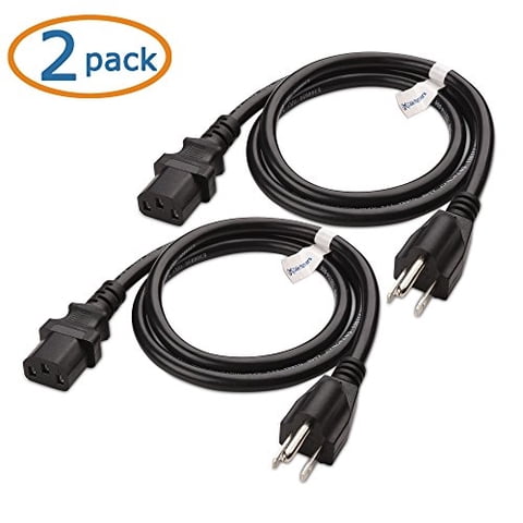 Cable De Alimentación Cable Matters Para Monitor De Computadora De 3 Clavijas