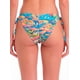 thumbnail image 2 of Bikini mujer calzón clásico con amarras estampado turquesa, 2 of 3