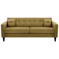 Bodevir - Sofa New Retro 3Cg Felpa 00 Verde Musgo