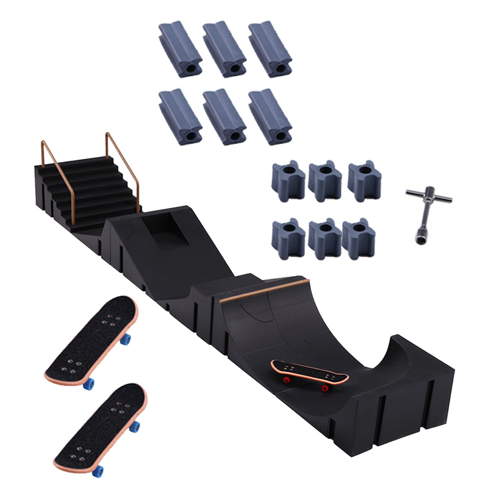 Magideal - Finger Skateboard Favor Antideslizante Educación Temprana Con Finger Skateboard Fingerboard Ramp Finger Set Para Niños Niñas Adultos Niños