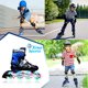 thumbnail image 5 of Patines en Línea Xino Sports para Niñas y Niños Azul Tallas 1-4, 5 of 8
