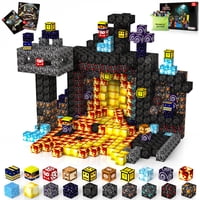 Bloques De Construcción Magnéticos Hltyigr 150 Piezas Cave World Para Niños A Partir De 3 Años