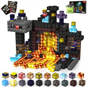 Bloques De Construcción Magnéticos Hltyigr 150 Piezas Cave World Para Niños A Partir De 3 Años