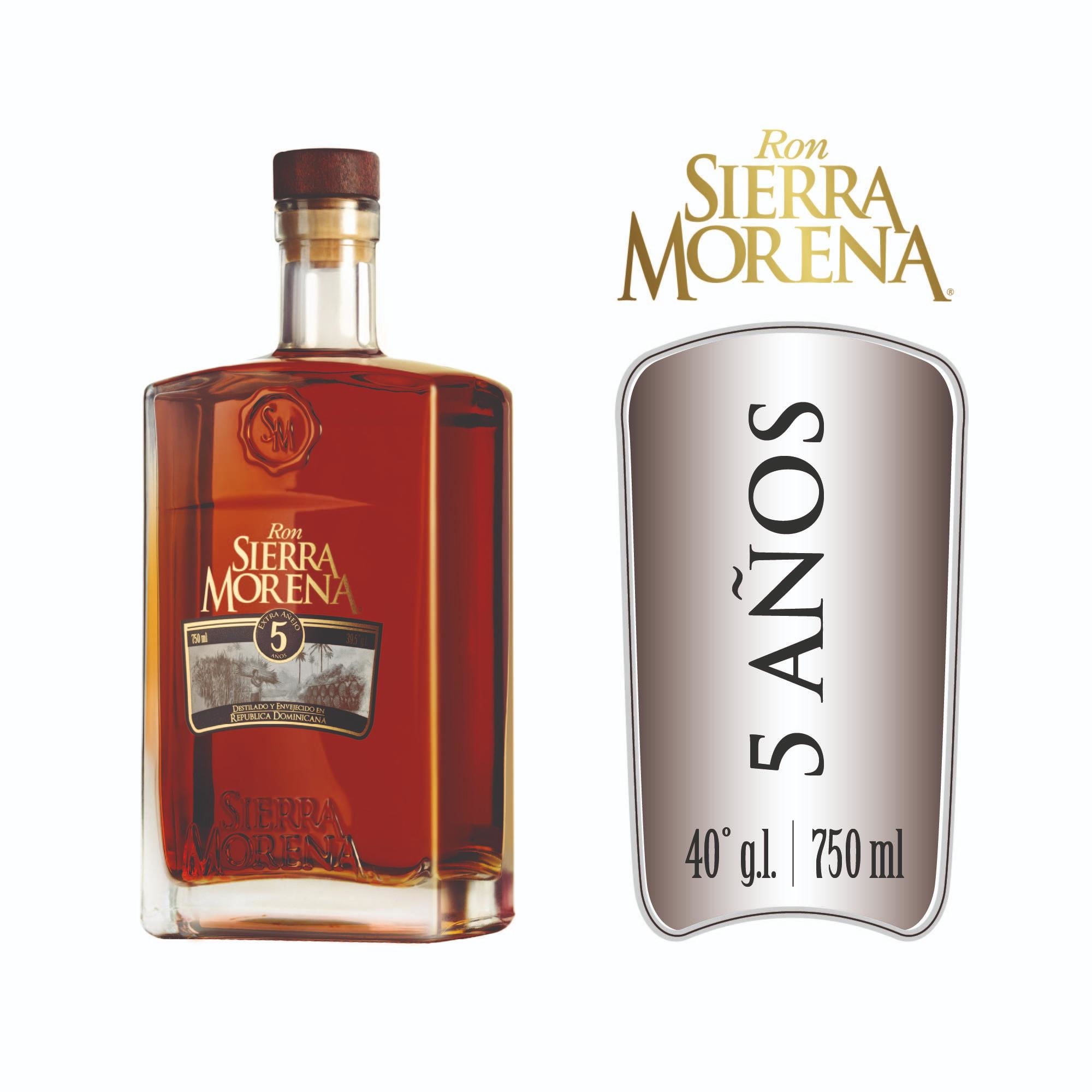Ron Extra Añejo 39,5° Botella 750 cc Sierra Morena