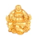 thumbnail image 2 of Estatuas de Buda de Resina, Escultura Estatuilla en Miniatura Buena para Colección de Escritorio Decoración de Sala de Té Del Salpicadero , Oro, 2 of 5