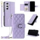 thumbnail image 1 of Funda tipo billetera FOXDOCK para Samsung Galaxy A16 – Tapa abatible con correa para mujer, 1 of 5