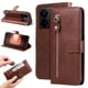 thumbnail image 3 of Funda con Cremallera para Realme GT Neo 5, Carcasa Cartera de Cuero PU con Soporte y Tarjetero, 3 of 6