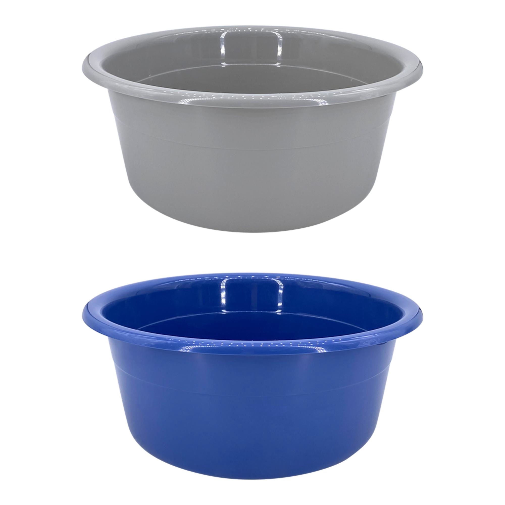 Haus - Cesta Plastica Multiuso 43.5X43.5X17, Color Surtido 1 Un