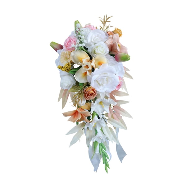 Ramo De Boda Con Forma De Gota De Agua, Ramo De Novia Para Decoración De Ceremonia, Día De San Valentín