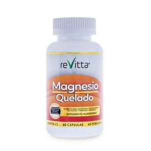 Revitta Wellness - Magnesio Quelado 60 Cápsulas