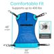 thumbnail image 5 of Patient Lift Sling Malla Para Todo El Cuerpo Para Ducha 400 Libras, 5 of 9