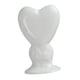 thumbnail image 3 of Florero de cerámica moderno, arreglo de flores, jarrones de arte decorativo, adorno en forma de corazón para accesorios de decoración de boda Interior Blanco, 3 of 5