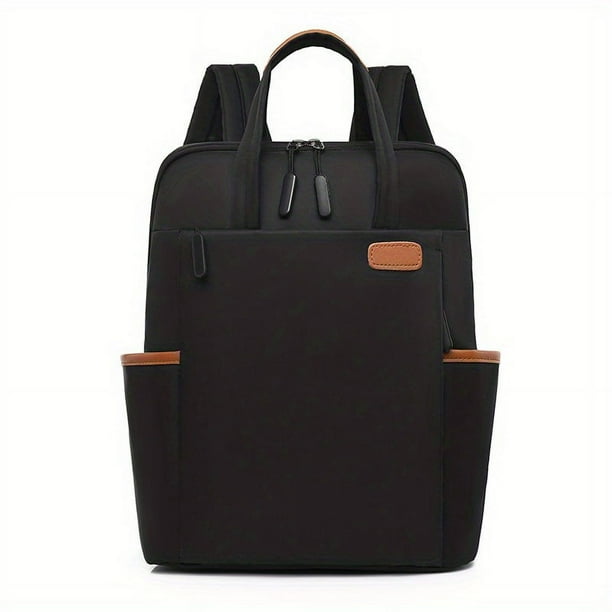 Stay Organized and Stylish with our Simple Fashion Backpack - Waterproof Oxford Cloth Travel Bag with Large Capacity for Your Computer and More