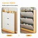 thumbnail image 3 of Zapatero Organizador  De Entrada Moderno Blanco con cafe, 3 of 5
