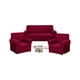 thumbnail image 1 of Pack De Fundas De Sofa 3+1+1 - Diseño Cuadrille Burdeo, 1 of 4