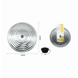 Genérico - Tapa De Acero Inox 40Cm