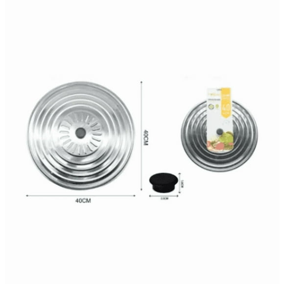 Tapa De Acero Inox 40Cm