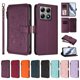 thumbnail image 3 of Funda Cartera Mariposa para [Xiaomi 14T Pro] con Soporte y Cremallera Violeta, 3 of 6