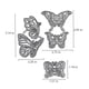 thumbnail image 4 of Troqueles De Corte De Mariposa Metálica 5 Piezas Acero Al Carbono, 4 of 5