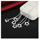 thumbnail image 5 of Aros Plata Pendientes Colgantes Estrellas, 5 of 6