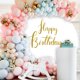 thumbnail image 3 of FONDO Jditngp 2,2 × 2,2 m Cumpleaños Dorado con 4 Ganchos, 3 of 8