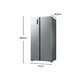 thumbnail image 2 of Refrigerador Side by Side / No Frost 490 Litros RS52B3000M9/ZS, 2 of 10