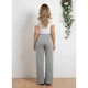 thumbnail image 2 of Pantalón Mujer Recto Casual Primavera Verano Algodón Tiro Alto 318, 2 of 3