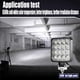 thumbnail image 2 of 30PCS Turboo Luz LED Cuadrada Impermeable de 4" 48W, 2 of 7