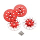 thumbnail image 5 of 4x RC Disco De Freno Hex Hub Rueda Llanta Neumáticos Disco De Freno Para Actualizaciones Piezas De Repuesto Rojo, 5 of 5