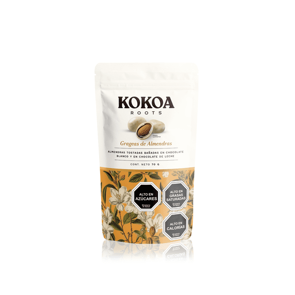 Chocolate KOKOA ROOTS Almendras 70grs