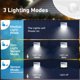 thumbnail image 3 of Luces solares Peasur Outdoor Motion Sensor 138 LED, 6 paquetes, 3 of 7