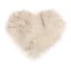 thumbnail image 4 of forma de amor shaggy área de piel de oveja suave alfombra alfombra de piel sintética 5cm pila gris blanco, 4 of 4
