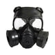 thumbnail image 1 of Máscara De Utilería De Juego Con Máscara Protectora De Ventilador Para Fiesta De Disfraces De Cosplay Mascarada Lente Transparente Negro, 1 of 5