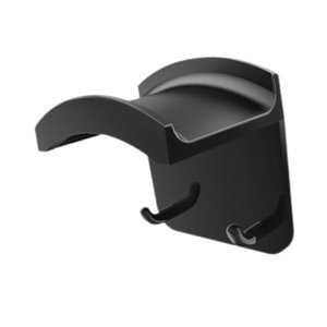 Bothyi - Soporte Para Auriculares De Pared Para Debajo Del Escritorio, Soporte Para Accesorios, Ahorra Espacio, Color Negro