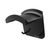 Bothyi - Soporte Para Auriculares De Pared Para Debajo Del Escritorio, Soporte Para Accesorios, Ahorra Espacio, Color Negro