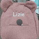 thumbnail image 1 of Personalised Womens Girls Cute Bear Pattern Backpack Gift Plush Toddler Backpack for girls Custom Name Small Casual Shoulder, 1 of 3