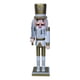 thumbnail image 3 of Figuras De Cascanueces De 12 ", Figuras De Decoración De Navidad, Decoración Del Hogar Hecha A Mano, Plano Dorado, 3 of 3