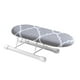 thumbnail image 2 of Tabla de planchar portátil para mesa, patas plegables, cubierta extraíble, puños de planchado, escote para el hogar, apartamentos, viajes , GRIS Pequeña, 2 of 5