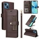 thumbnail image 1 of FOXDOCK Funda tipo Cartera para iPhone 14 Plus – Cubierta de Cuero PU con Múltiples Ranuras, Bolsillo para Efectivo y Correa de Muñeca, 1 of 6