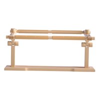 Magideal - Soporte De Mesa Para Bordado, Soporte Giratorio De Puntada De Madera, Estante De Bordado De Madera Ajustable, Herramientas De Costura De Escritorio De