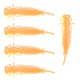 thumbnail image 5 of 5x Se?uelos De Pesca 8,9 Cm PVC Larva Worm Grub Baits Fishy Smell Orange, 5 of 5