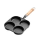 thumbnail image 3 of Sartén Antiadherente, Sartén Para Huevos, Sartén Dividida Para Tortilla, Hamburguesa, Estilo Exterior B, 3 of 5