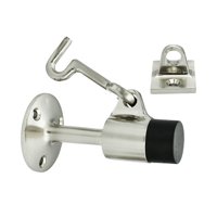 Magideal - Tope De Puerta De Aleación De Zinc, Tope De Puerta, Soporte De Captura Con Dispositivo De Seguridad, Parachoques De Amortiguación De Sonido, Tope De P