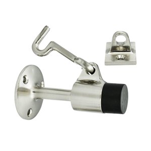 Magideal - Tope De Puerta De Aleación De Zinc, Tope De Puerta, Soporte De Captura Con Dispositivo De Seguridad, Parachoques De Amortiguación De Sonido, Tope De P