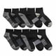 thumbnail image 1 of Calcetines Hombre Deportivo Quarter Negro X10 40-44, 1 of 3