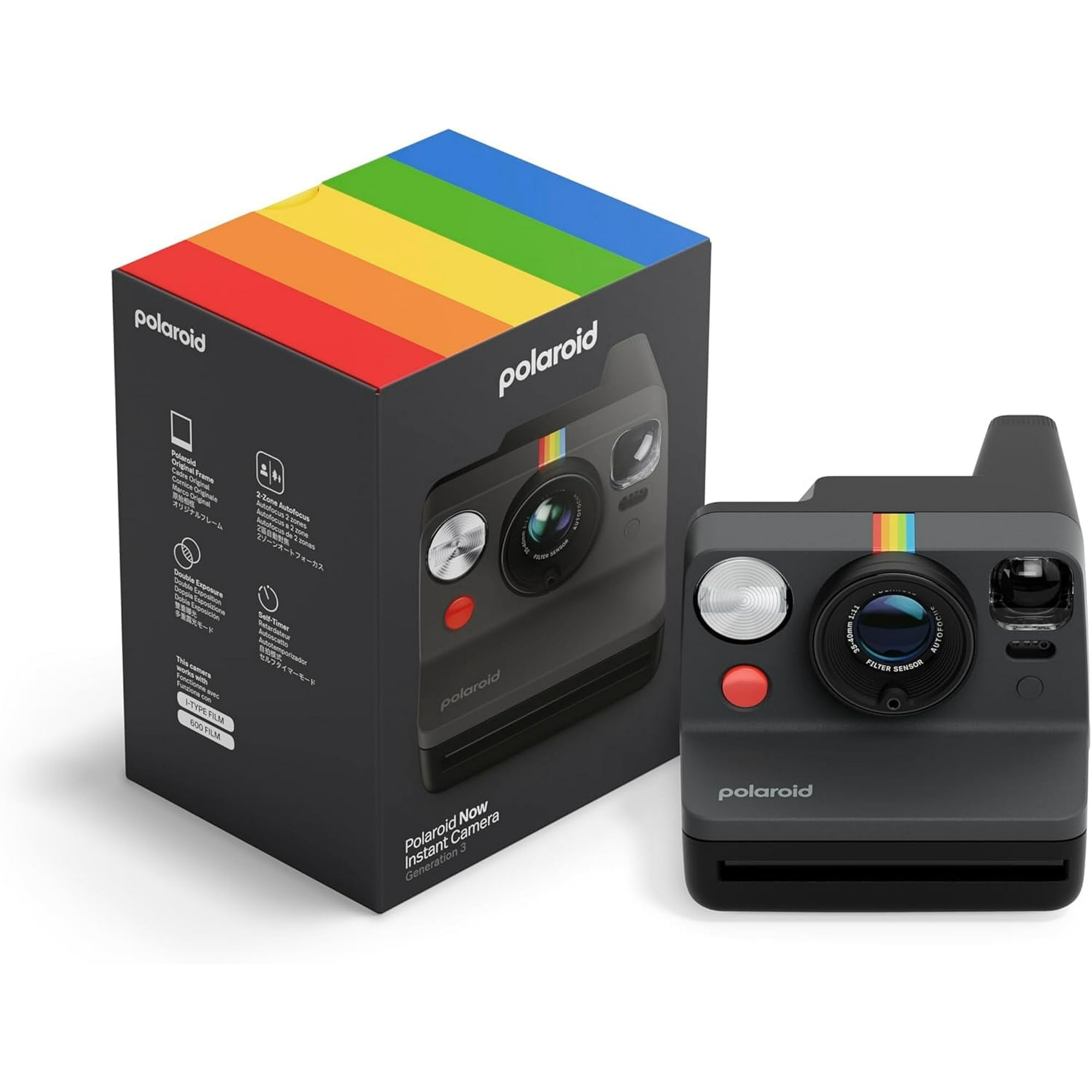 Polaroid Now Generación 3 Negro