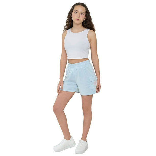 Short Niña Teen Cargo Punto Celeste Corona