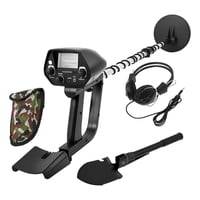 Genérica - Kits Detector Metales Pala Incluida Auricular Incluida Negro