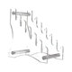 thumbnail image 2 of Soporte Acrílico Para Cuchillos, Estante De Almacenamiento, Estante Para Bar, Multifuncional, 2 of 5
