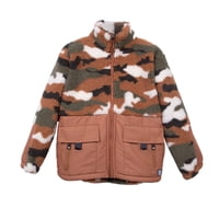 Pillin - Polerón Chiporro Niño Con Estampado Camuflaje Café